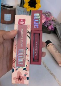 Combo of 2lipstic and 2 base products