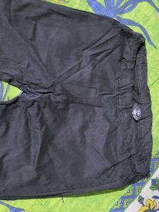 Black Casual Denim Pants