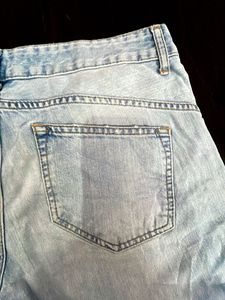 Light Wash Denim Shorts