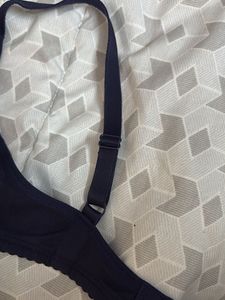 Navy Blue Wirless Bra
