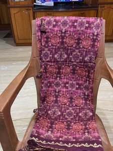 Designer Purple Print Saree