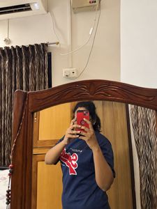 Navy Blue Social Crew T-Shirt