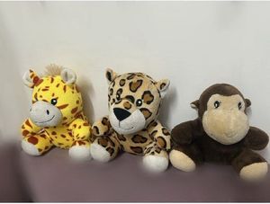 Set of 3 Mini Jungle Plushies – Safari Themed