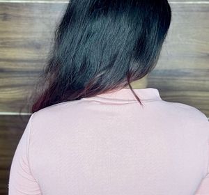 Pink Mock Neck Top