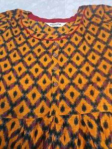 Vibrant Diamond Print Kurta