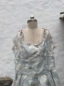 Sheer Ruffle Dress