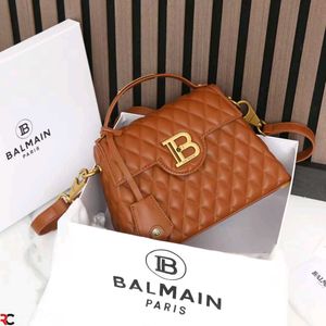 BALMAIN* *B-BUZZ GLAZED DYNASTY QUILTED BAG*