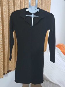 Classic Black Long Sleeve Dress