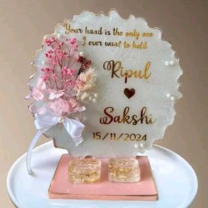 Custom Resin Name Plate Decor