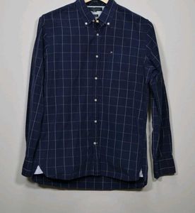 Men Navy Blue Shirt (Tommy Hilfiger)