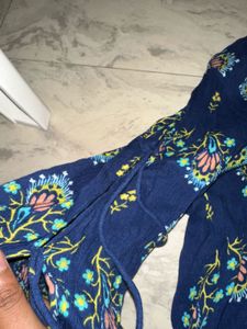 Bohemian Print Bell Sleeve Tunic