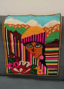 handmade Cross stitch wall decor