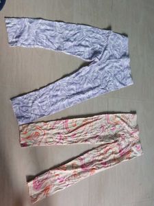 Comfortable Printed Leggings - Set of 2