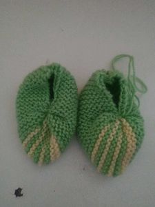 Cute Knitted Baby Booties