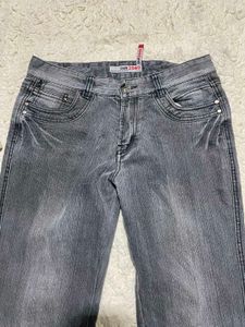 Grey Wash Denim Jeans