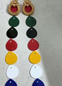 Boho Statement Earrings with Pearls
