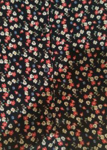 Chic Floral Print Short Sleeve Shirt