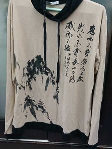 Unique Landscape Print Hoodie - New