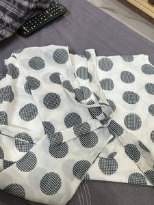 Chic Polka Dot Ruffle Blouse