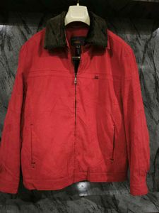 Men's Red Bomber Jacket
