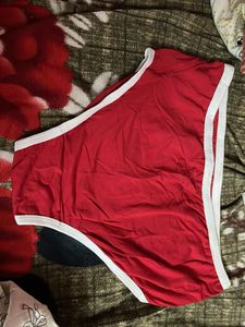 Red &amp; White Nike Shorts