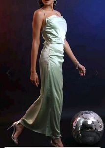 Satin Party Wear Dress For Today 400 Rupees Only