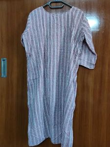 Elegant Striped Cotton Kurta