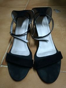 Black Stappy Heels