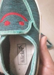 Sea Green Teal Casual Slip-On Shoes