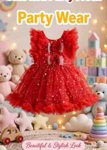 Sparkling Red Party Dress