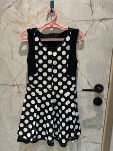 Polka Dot Skater Dress