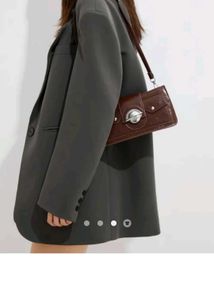 Brown Saturn Detail Bag