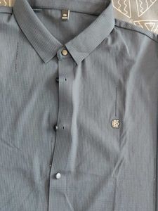 Men's Casual Button-Down Shirt with work