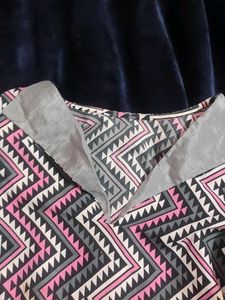 y2k Stylish Geometric Print top