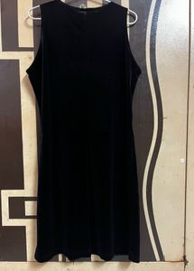 Elegant Black Velvet Dress