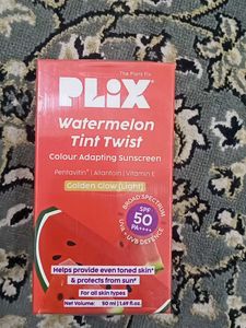 PLIX Watermelon Tint Twist Sunscreen SPF 50