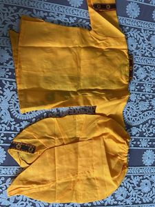 Yellow Kurta Dhoti Set Krishna Dress