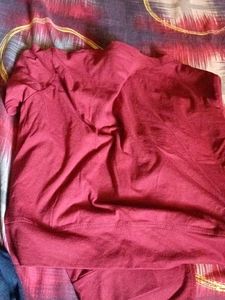 Navy Blue and maroon full sleevea top