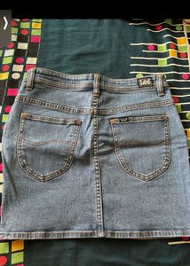 Lee Denim Mini Skirt