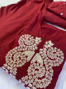 Embroidered Kurta Set