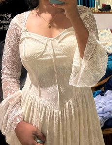 Elegant Lace Corset Dress
