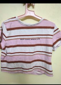 Striped Crop Top