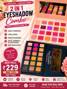 Brand New Original Eyeshadow Palette Combo | Unuse