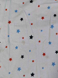 White Star Print T-Shirt