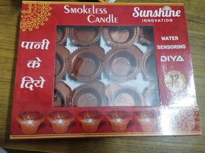 Water Sensor Diya Pack Of 12 ( New With Tag)