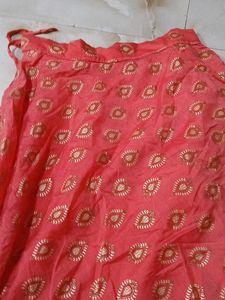 Embroidered Sequin Blouse And lengha