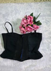 💜Chic Black Corset Top