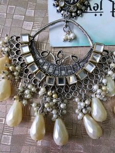 ✨ Beautiful Oxidised Statement earrings Set for Sa
