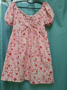 Floral Print Mini Dress