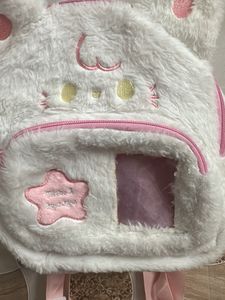 Cute Fluffy Cat Backpack for Kids